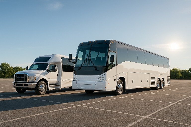 Charter Bus in Jurupa Valley